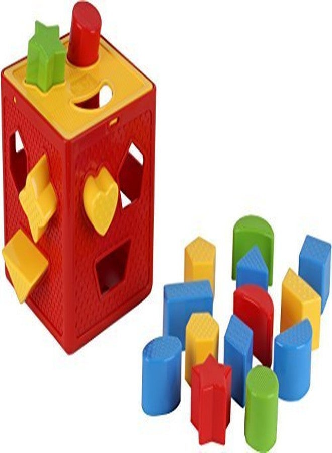 Play22 Baby Blocks Shape Sorter Toy - Childrens Blocks Includes 18 Shapes - Learning Color Recognition - Colorful Sorter Cube Box - My First Baby Toys - Toys Gift for Boys & Girls - Image 4