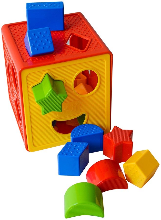 Play22 Baby Blocks Shape Sorter Toy - Childrens Blocks Includes 18 Shapes - Learning Color Recognition - Colorful Sorter Cube Box - My First Baby Toys - Toys Gift for Boys & Girls - Image 5