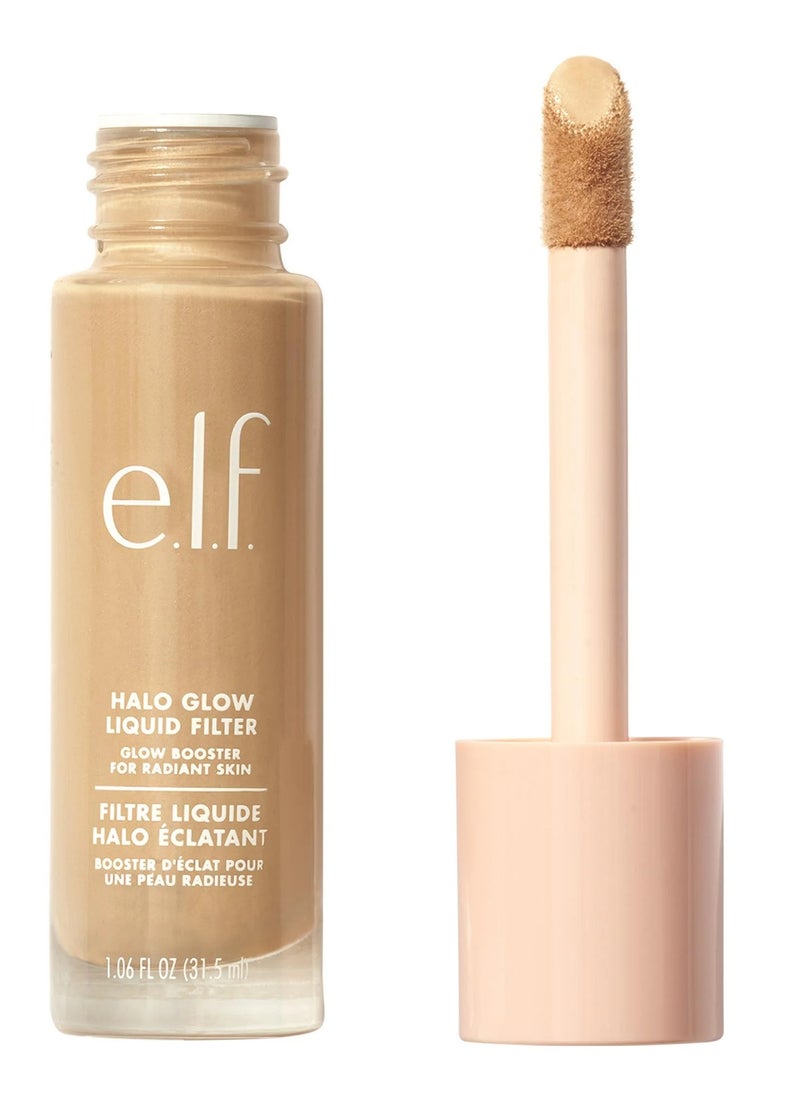 elf - e.l.f. Halo Glow Liquid Filter – Complexion Booster for Radiant Skin, Lightweight Glow Enhancer, Vegan and Cruelty-Free – Shade: 5 medium-Tan-Moyen-Bronze, 1.06 fl oz/31.5ml - Image 1