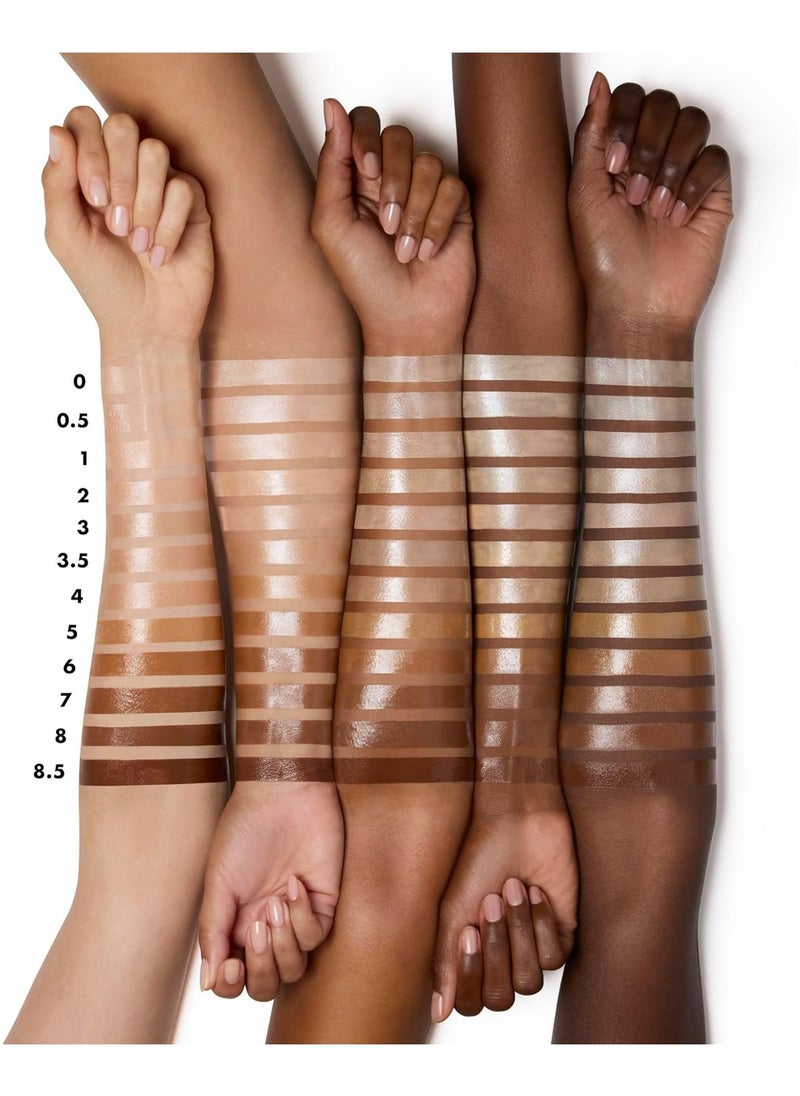 elf - e.l.f. Halo Glow Liquid Filter – Complexion Booster for Radiant Skin, Lightweight Glow Enhancer, Vegan and Cruelty-Free – Shade: 5 medium-Tan-Moyen-Bronze, 1.06 fl oz/31.5ml - Image 1