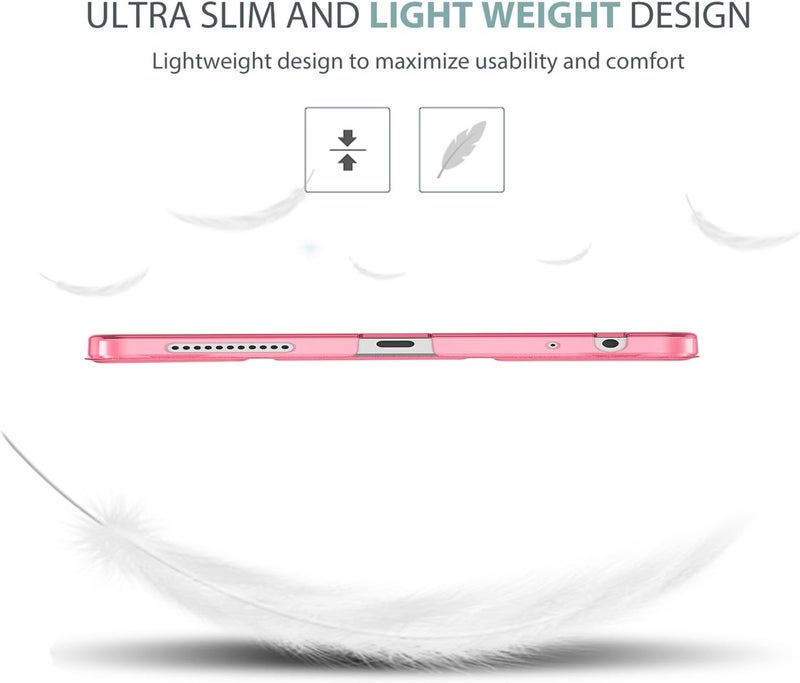 Procases For Lenovo Tab M9 Case 9 Inch 2023, Slim Stand Hard Back Shell Protective Smart Cover Case For Lenovo Tab M9 9" 2023 Release -Melonpink - Image 5