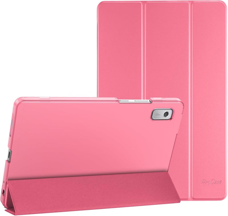Procases For Lenovo Tab M9 Case 9 Inch 2023, Slim Stand Hard Back Shell Protective Smart Cover Case For Lenovo Tab M9 9" 2023 Release -Melonpink - Image 1