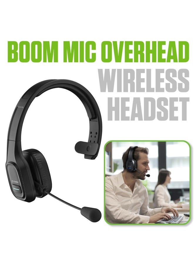 cellet Wireless Headset with Built in Boom Microphone - Noise Cancelling ON Ear Gaming Headphone Compatible for iPhone 14 Pro Max Plus 13 12 11 SE Galaxy Z Flip, Z Fold S22 S21 (Padded ON Ear) - Image 2