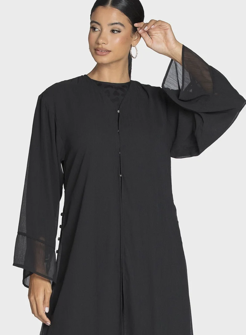 KAYFI Classic Coloured Abaya