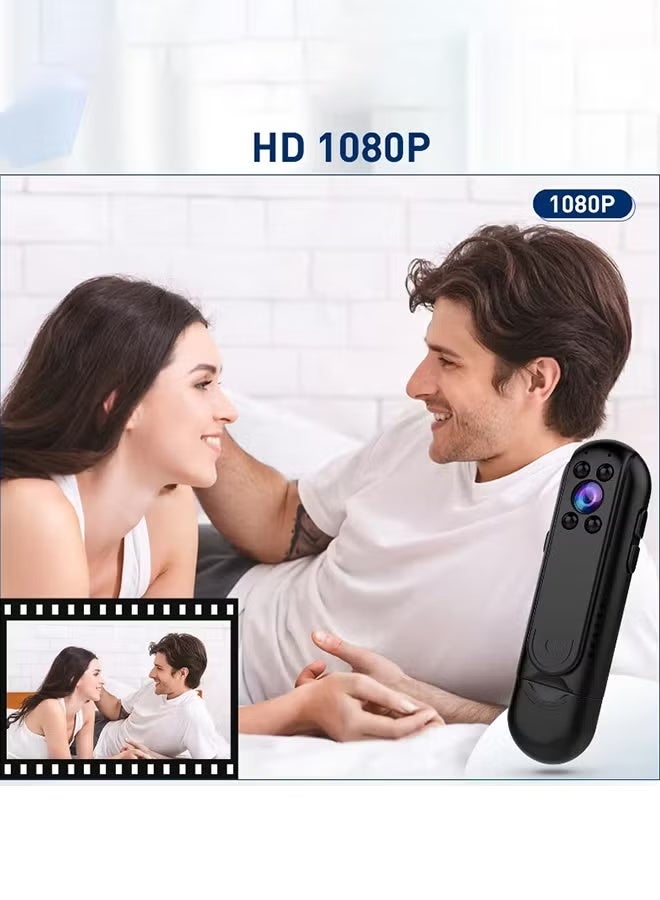 Mini Body Camera, HD 1080P Wearable Recorder Video Mini Camera, Video Recorder with Night Vision, Included 128G Card, Loop Recording for Motion Detection, Portable Pocket Cam for Outdoor Sport, Home Security - Image 2