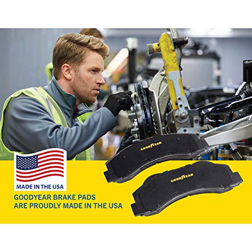 Goodyear Brakes GYD866 | Ceramic Front Brake Pads fit BAIC BJ20 20-18, X65 20-18; Chrysler 200 14-11, Sebring 10-01; Dodge Avenger 14-08, Caliber 12-07, Stratus 05-01 & More - See Applications Below - Image 4