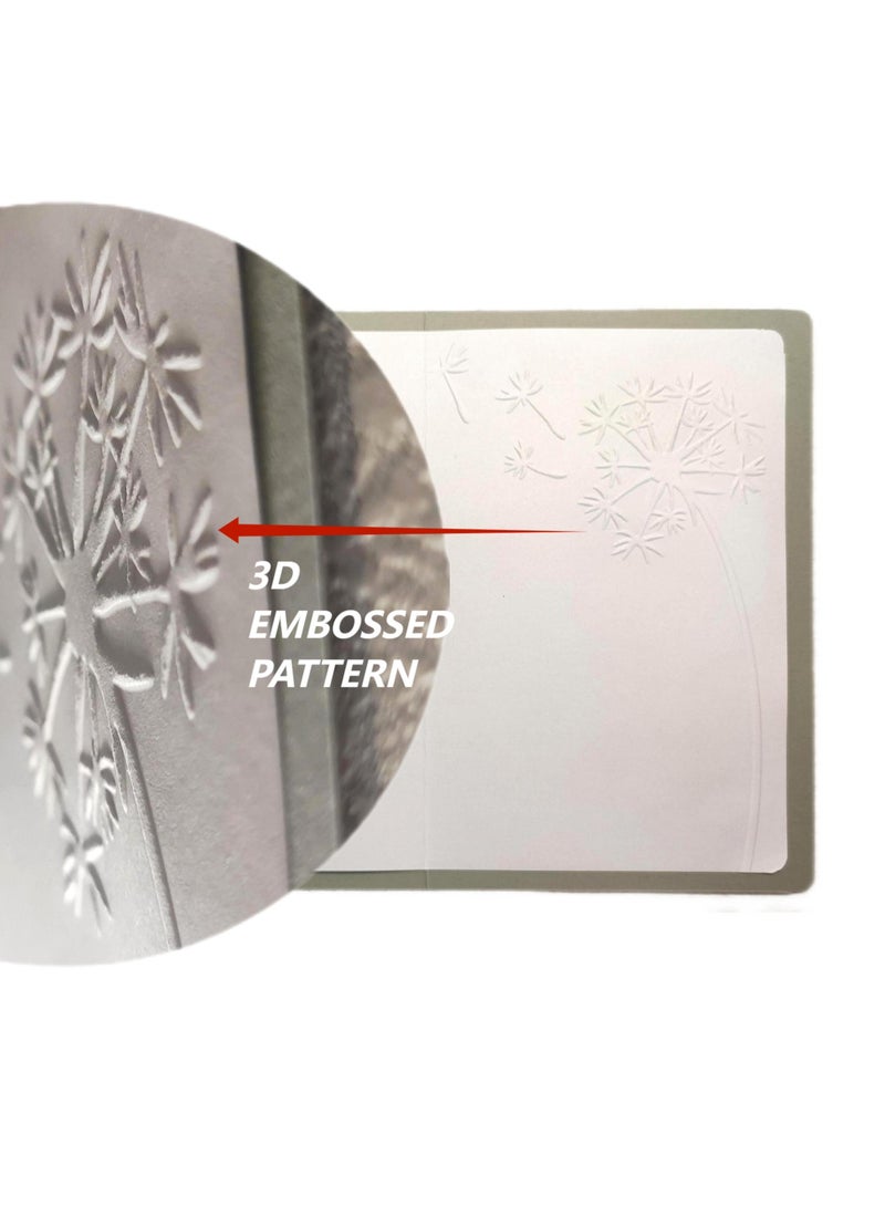 BenQuand Premium Birthday Card with Gold Embossing，Luxury Gray Happy Birthday to You Card With Envelope And Seal - Gift for Boyfriend,Mum,Daddy - Postcard  - Image 4