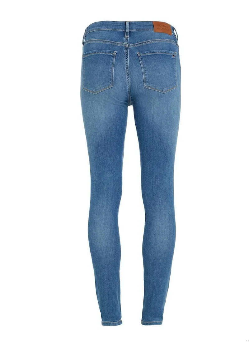 TOMMY HILFIGER Women's Skinny Jeans - Cotton Blend, Blue