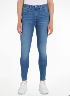 TOMMY HILFIGER Women's Skinny Jeans - Cotton Blend, Blue  - Image 1