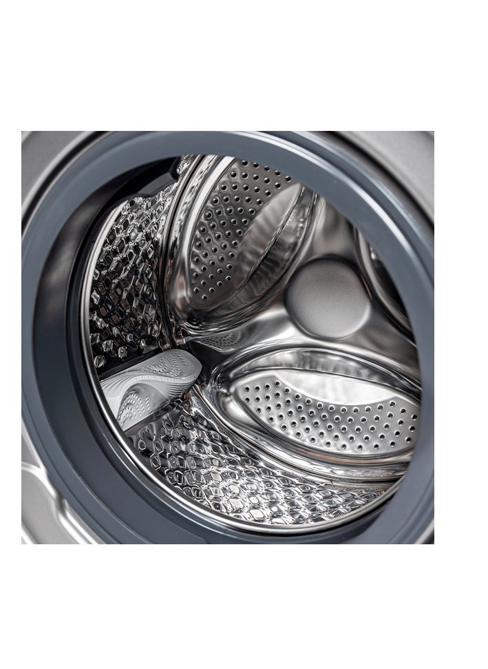 GENERAL SUPREME General Supreme Washing Machine Automatic Front Load 8 KG , 6 KG DRY,Inverter, Dark Silver, GSFLA0806DM  - Image 3