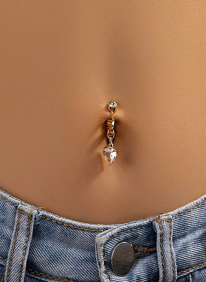 Longita Fake Belly Ring - Clip-on Button Rings, Piercing and Earrings, Metal, stainless-steel - Image 4