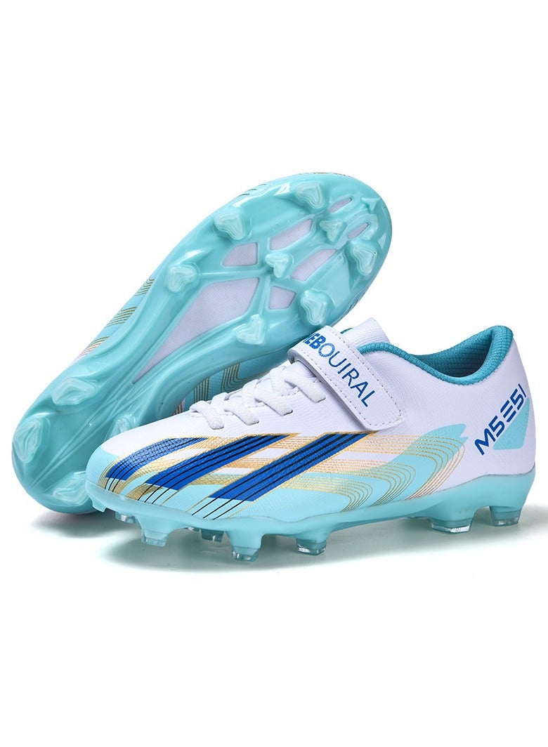 SKT Shiketro Children's Anti-slip Football Boots All Seasons Outdoor Sports Shoes on Grass - Image 1