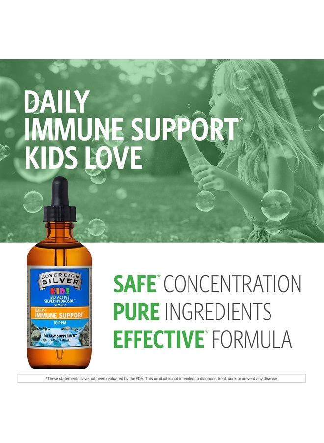 Sovereign Silver هيدروسول الفضة النشطة حيوياً لدعم مناعة الأطفال، 4 أونصات - Image 2