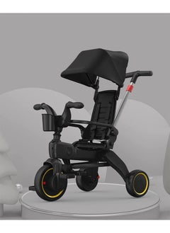 Premium Foldable Push Trike and Kid's Tricycle for Ages 10 Months to 3 Years(Black) - pzsku/Z610225DEDEEC8C40B23CZ/45/_/1651749558/695edda9-8257-4fe8-beca-89218d36b218