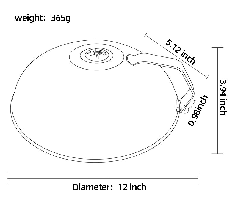 WENWELL Microwave Splatter Cover for Food 12",Large Clear Microwave Splash Guard Cooker lid with Handle,Dish bowl Plate Serving Cover Home Kitchen Essential,BPA-Free,Saft Plastic - Image 3
