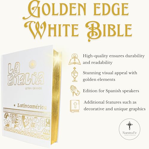 Nuestra Fe la Biblia latinoamericana letra grande - Biblia latinoamericana catolica - Biblia catolica en español letra grande - biblia en español letra grande - bible in spanish biblia catolica latinoamericana - Image 2