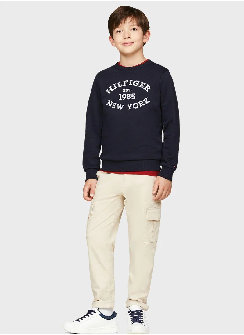 TOMMY HILFIGER Youth Graphic Sweatshirt