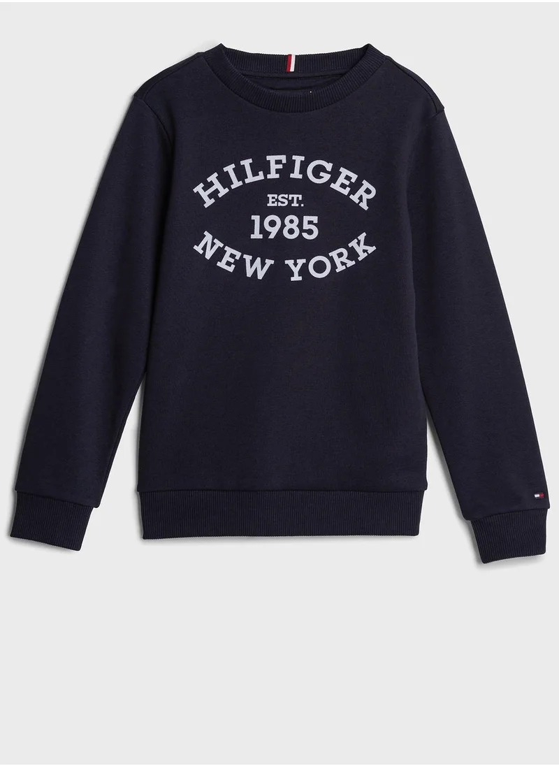TOMMY HILFIGER Youth Graphic Sweatshirt