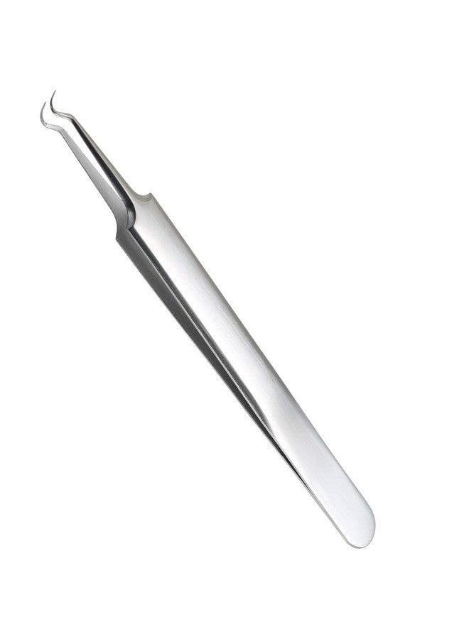 MESKIN Stainless Steel Pimple & Blackhead Tweezer - Curved Needle Extractor Tool for Effective Acne Removal & Skin Treatment (Pack of 1) - Image 1