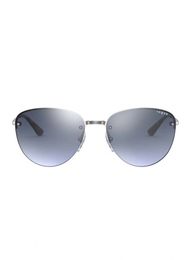 Vogue VO4156 3237C 55 Women's Pilot Sunglass - Silver - Image 2