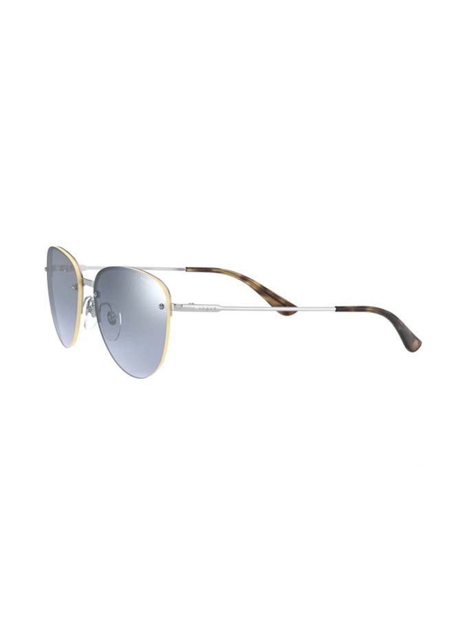 Vogue VO4156 3237C 55 Women's Pilot Sunglass - Silver - Image 3