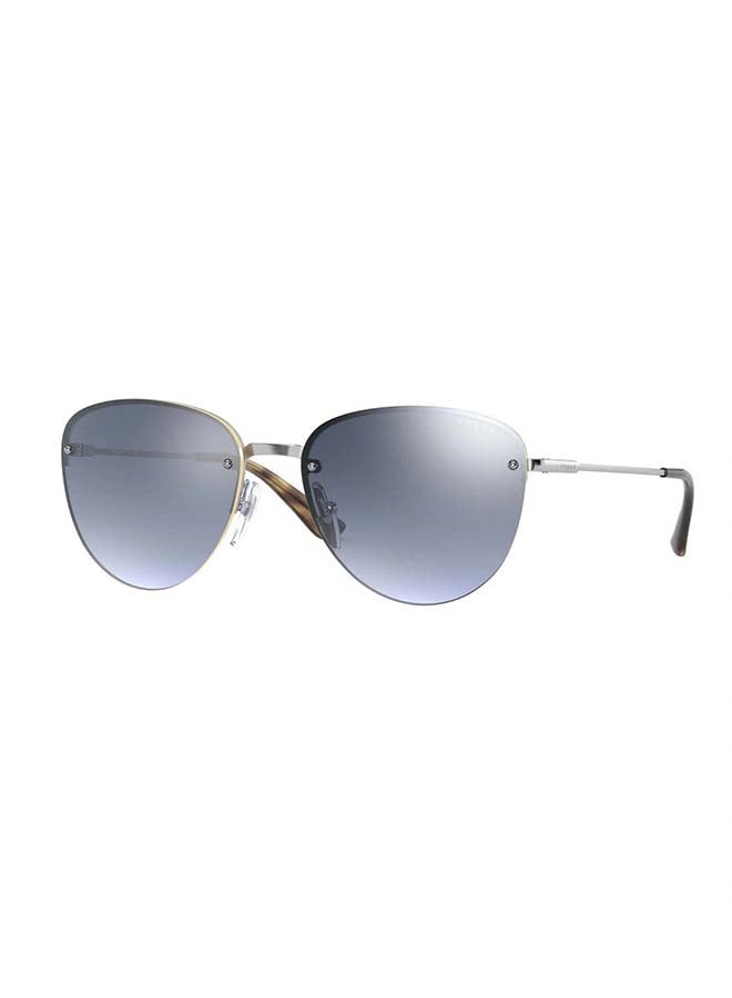 Vogue VO4156 3237C 55 Women's Pilot Sunglass - Silver - Image 1