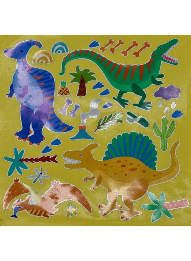 Maydahui 3 Sheets Dinosaurs Wall Decals（95 Count）11 Inch Colorful Assorted Dino Animal Stickers Peel And Stick Removable Wall Sticker For Kids Nursery Bedroom Playroom Home Decoration - Image 5