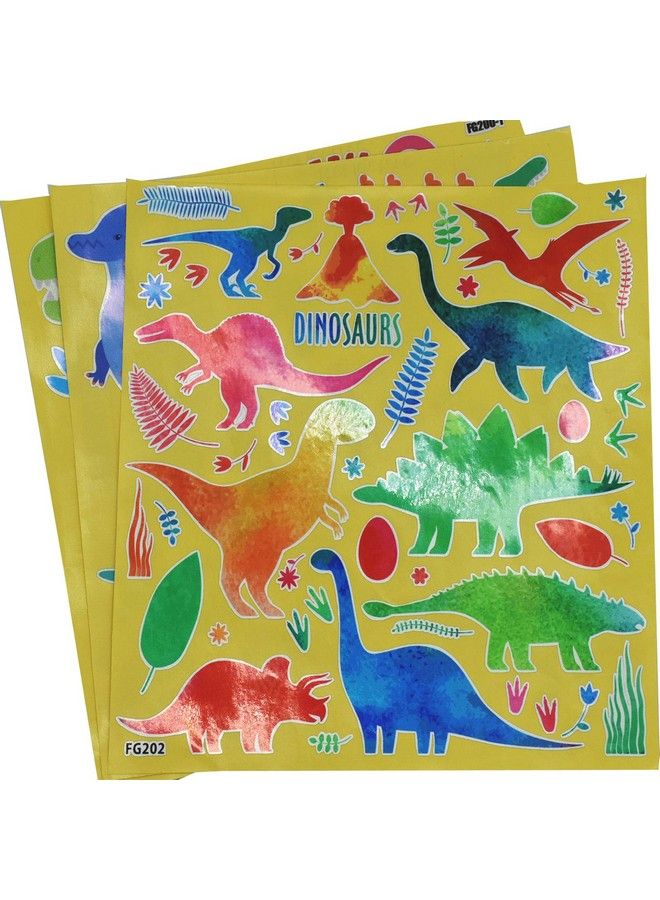 Maydahui 3 Sheets Dinosaurs Wall Decals（95 Count）11 Inch Colorful Assorted Dino Animal Stickers Peel And Stick Removable Wall Sticker For Kids Nursery Bedroom Playroom Home Decoration - Image 3