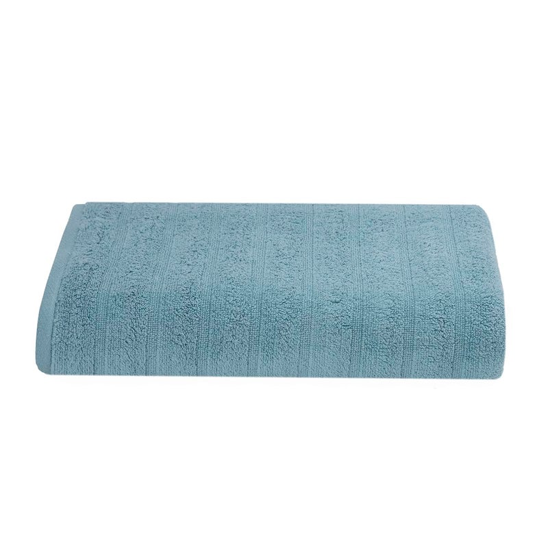 maspar 100% Cotton Casper Bath Towel, 1 pcs, 75 x 150 cm, Blue - Image 3