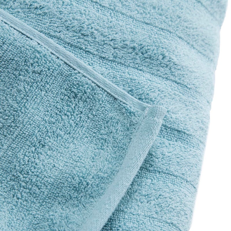 maspar 100% Cotton Casper Bath Towel, 1 pcs, 75 x 150 cm, Blue - Image 4