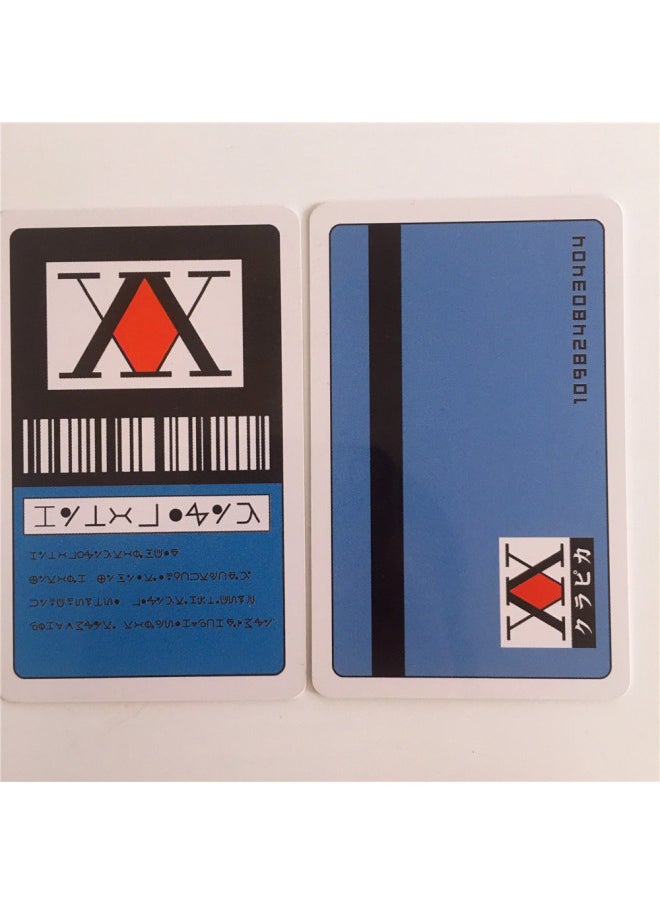 Full-time Hunter License Card HUNTERxHUNTER Kioso Kulolo Kola Cosplay-Color:One Star Licence Coola Pickup (Blue)  - Image 1