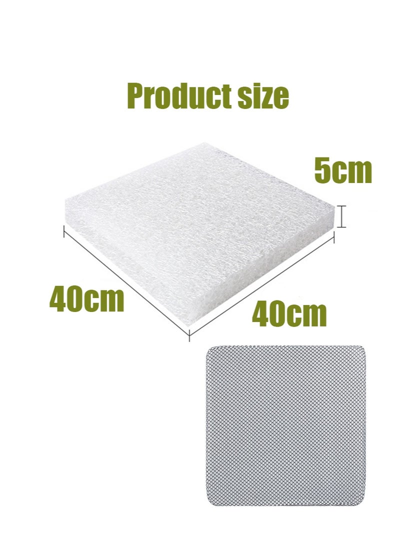 ايكانبو وسادة مقعد الاستحمام 40*40*5 سم (بما في ذلك قلب وسادة الألياف 4D وغطاء الوسادة)، وسادة كرسي الاستحمام الناعمة لكبار السن، سهلة التنظيف وسريعة الجفاف، قابلة للغسل، مصنوعة من مادة ألياف الهواء 4D - Image 2