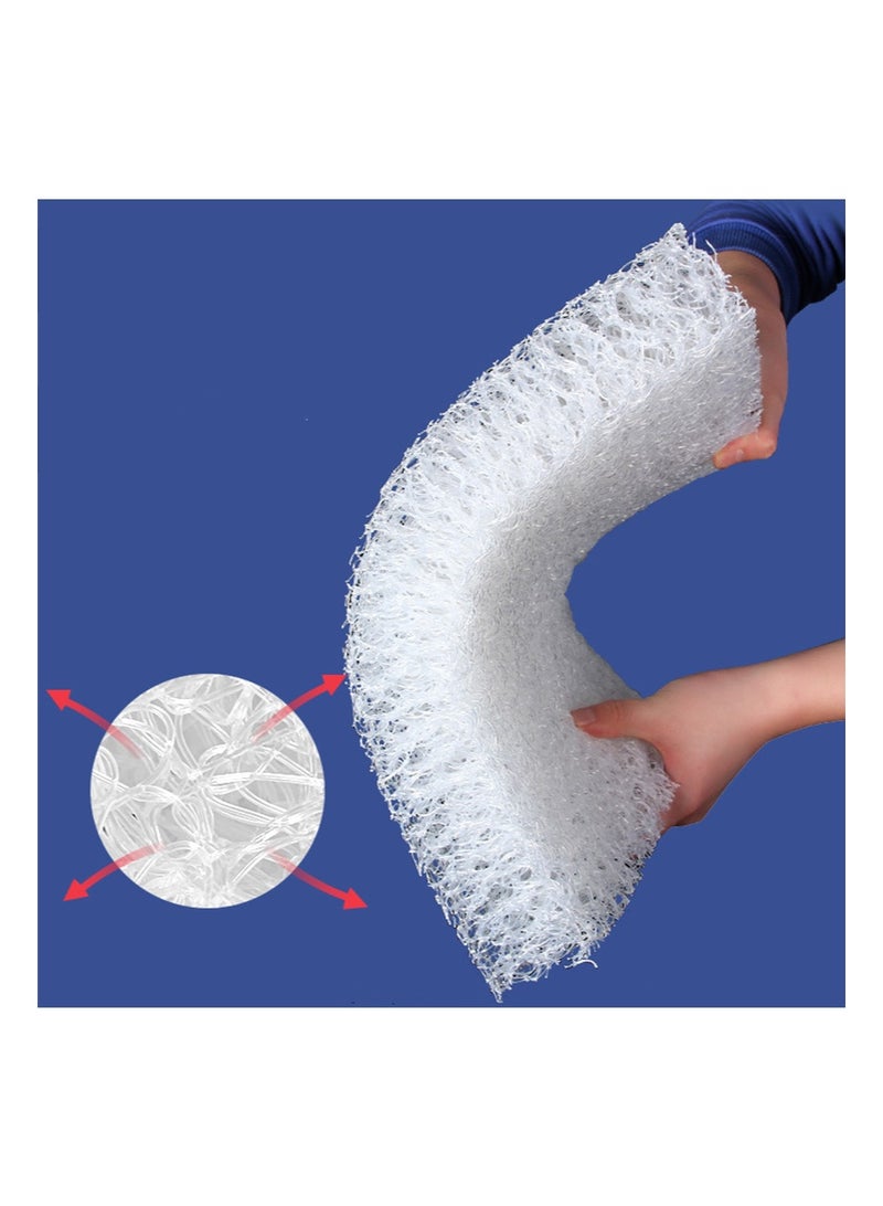 ايكانبو وسادة مقعد الاستحمام 40*40*5 سم (بما في ذلك قلب وسادة الألياف 4D وغطاء الوسادة)، وسادة كرسي الاستحمام الناعمة لكبار السن، سهلة التنظيف وسريعة الجفاف، قابلة للغسل، مصنوعة من مادة ألياف الهواء 4D - Image 3