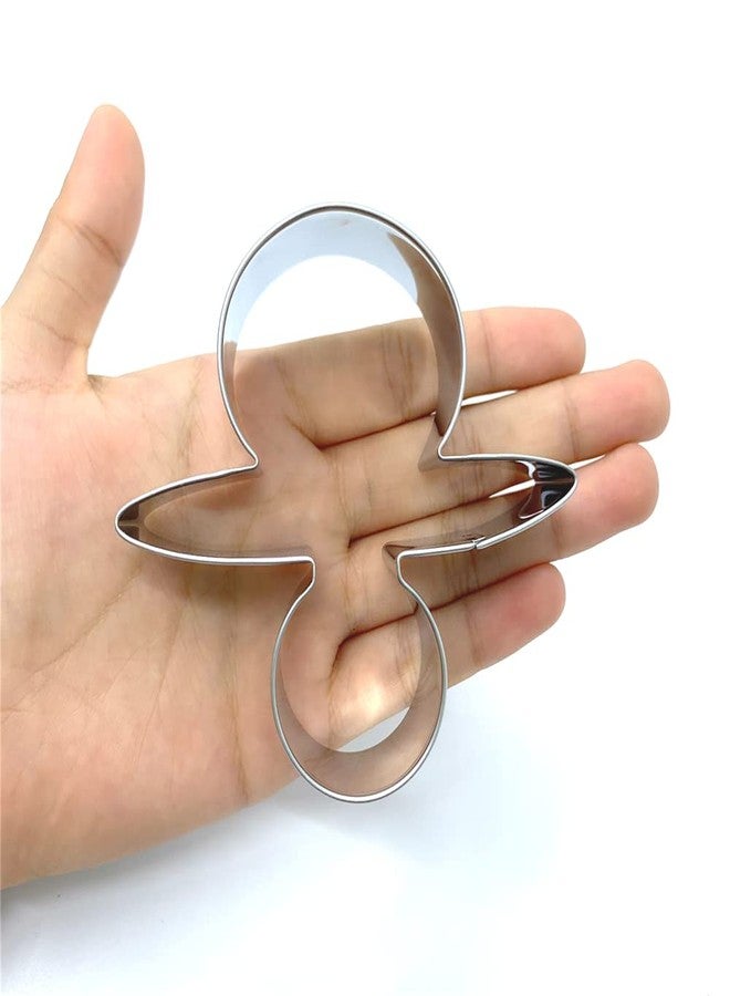 LILIAO Baby Shower Pacifier Cookie Cutter, 3.3", Biscuit Bread Sandwich Cutters, Stainless Steel - Image 5