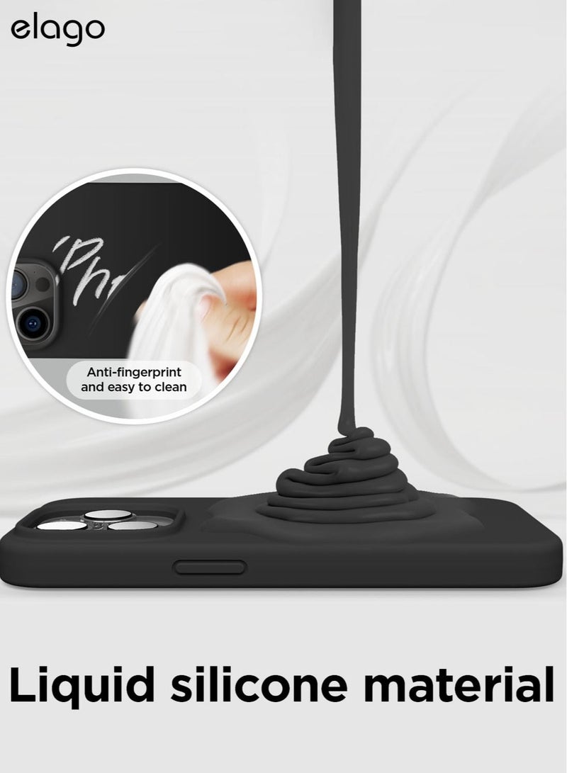 Elago Silicone Case Cover for iPhone 14 Pro MAX - Black - Image 4