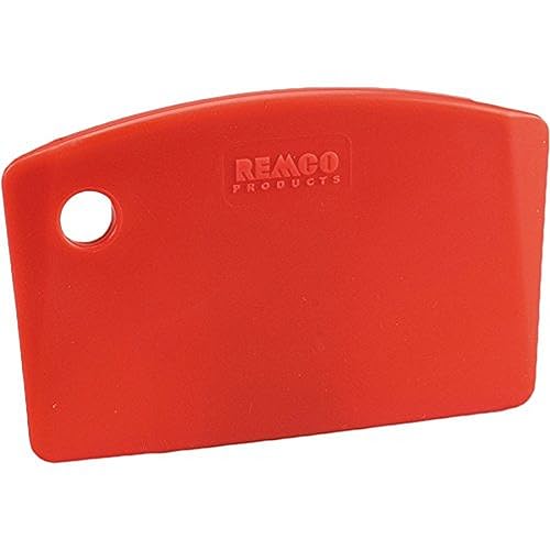 Remco 69594 Scraper,Bench,5.5",PP,Red, 1 Count (Pack of 1) - Image 1
