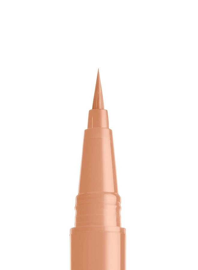 NYX PROFESSIONAL MAKEUP قلم تحديد العيون السائل المقاوم للماء Epic Ink Liner - Lil Toasty، تركيبة نباتية، صبغة مكثفة - Image 3