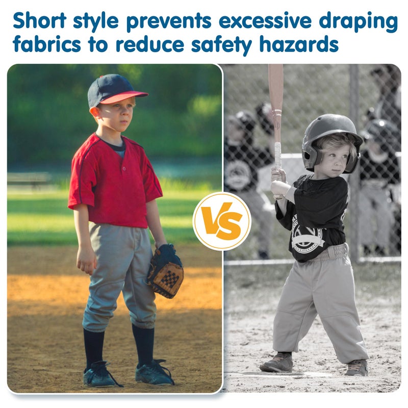 MIVEI 2T/3T/4T/5T Toddler Knicker Baseball Pants Youth Boys Girls Softball Pants Kids Tee Ball Pants with Belt Loop UPF50+ - Image 5