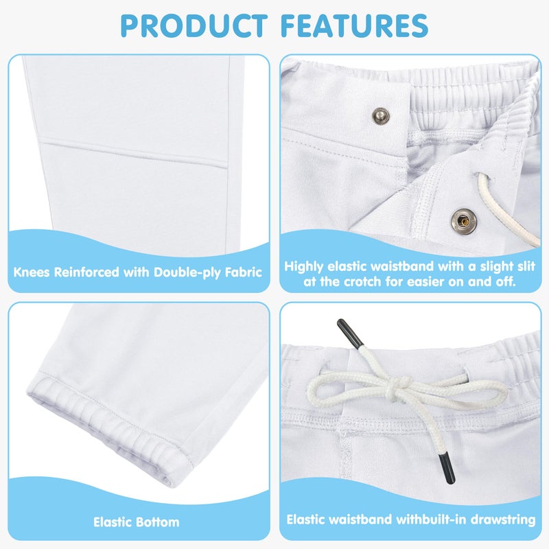 MIVEI 2T/3T/4T/5T Toddler Knicker Baseball Pants Youth Boys Girls Softball Pants Kids Tee Ball Pants with Belt Loop UPF50+ - Image 3