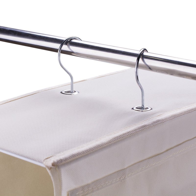 LONGTEAM Hanging Purse Handbag Organizer Homewares Nonwoven 10 Pockets Hanging Closet Storage Bag - Image 3
