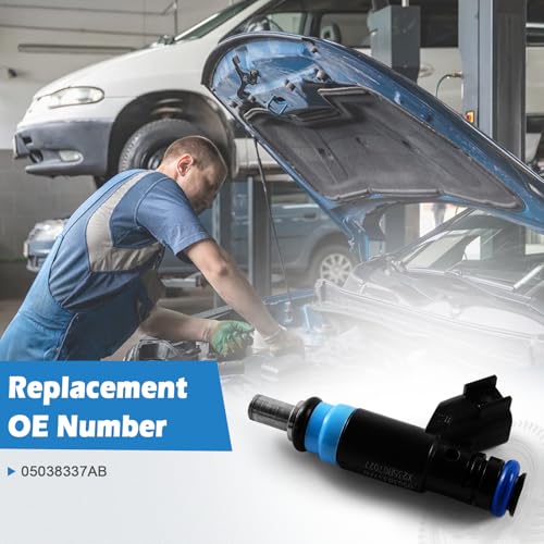 ZDKK 8PCS Fuel Injectors for 2012-2021 Dodge Charger Challenger Durango Jeep Grand Cherokee 6.4L V8-05038337AB Injector Set for Chrysler 300 6.4L Engine-Fits Standard HEMI Engines Only - Image 3