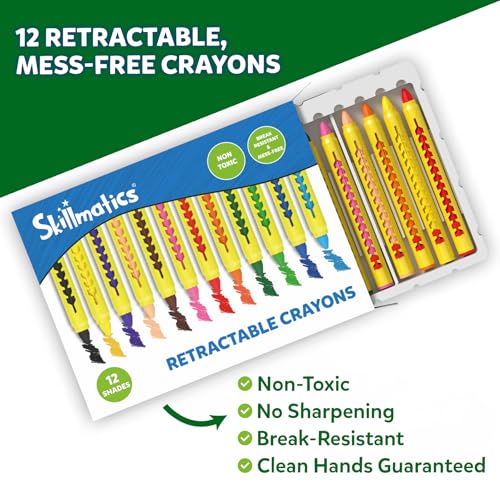 Skillmatics Colour & Learn Activity Book – Learn 160+ Animals, 12 Retractable Mess-Free Crayons & 50 Pages, Educational, Gift for Toddlers and Preschoolers Ages 3, 4, 5, 6 - Image 5
