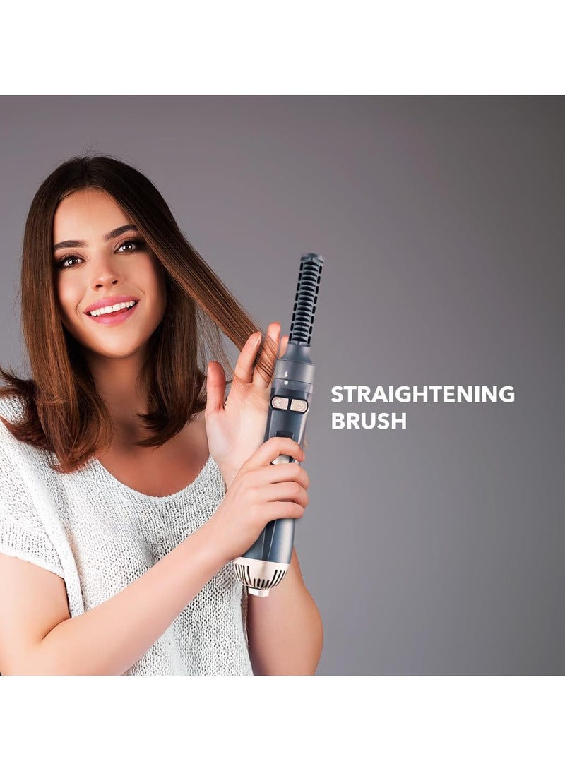 Carrera CARRERA OMNI Styler 1200W Hot Air Brush â€“ One Step Hair Dryer & Volumizer with Rotating Ceramic Brush, 6 Attachments, Frizz Control, 3 Heat Settings, Cool Shot, Blow Dry & Style, CRR528, 2 Yr Warranty  - Image 3
