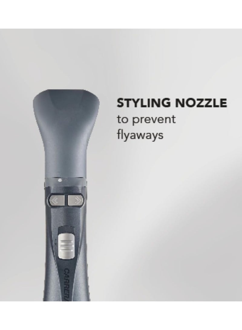 Carrera CARRERA OMNI Styler 1200W Hot Air Brush â€“ One Step Hair Dryer & Volumizer with Rotating Ceramic Brush, 6 Attachments, Frizz Control, 3 Heat Settings, Cool Shot, Blow Dry & Style, CRR528, 2 Yr Warranty  - Image 4