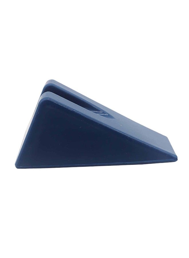 lewitools Mobilization Wedge for Spinal Relief 7.9x4.1x2 Inch - Non-Slip Silicone Triangle Pillow, Home Rehabilitation Support Tool for Back Comfort & Post-Exercise Recovery (Blue) - Image 1