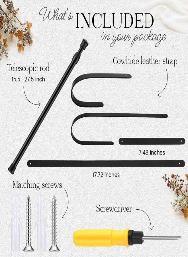 Vicenpal 15.5 Inch Retractable Kraft Paper Roll Holder Dispenser Wall Mounted Butcher Paper Holder Roller for to Do Lists, DIY Drawing, Taking Note, Artwork, Creative(Black) - Image 2