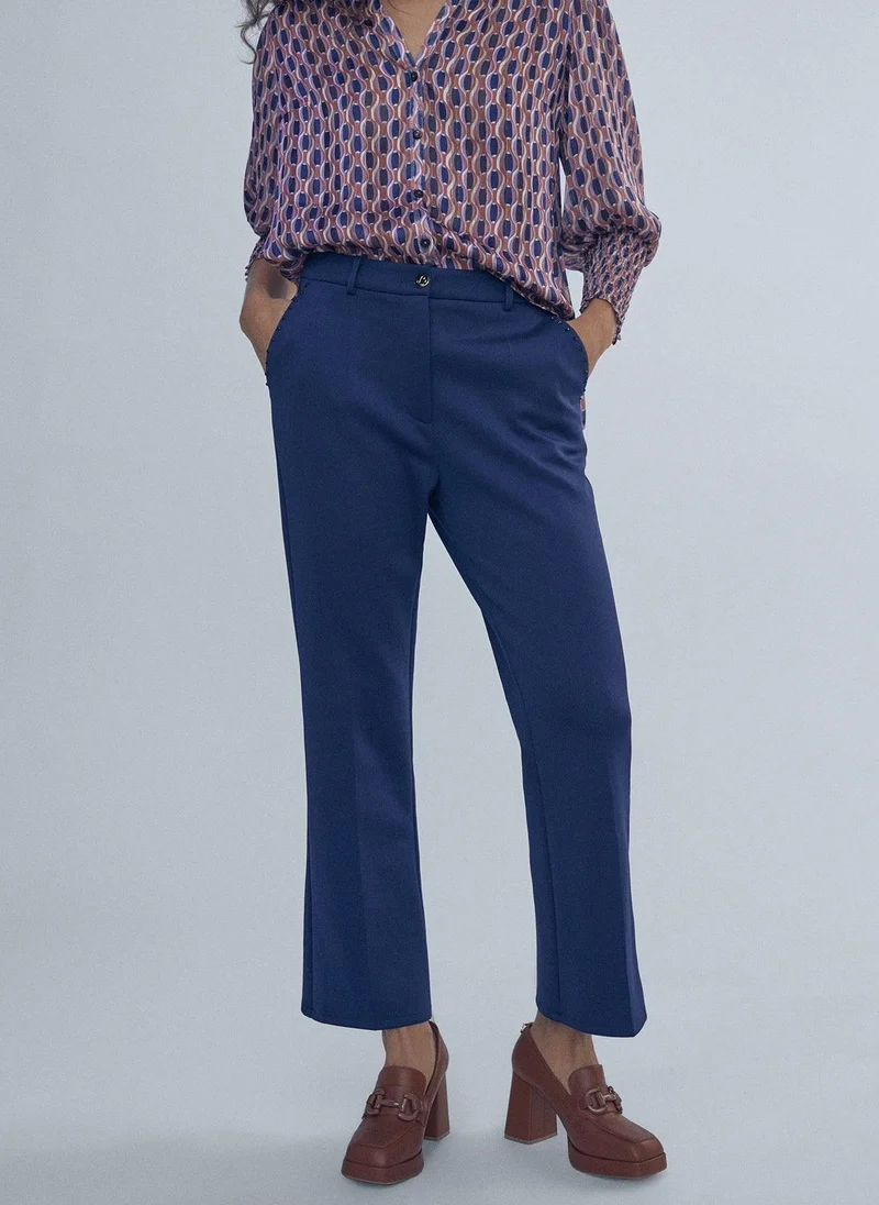 Lola Casademunt Rhinestone detail trousers