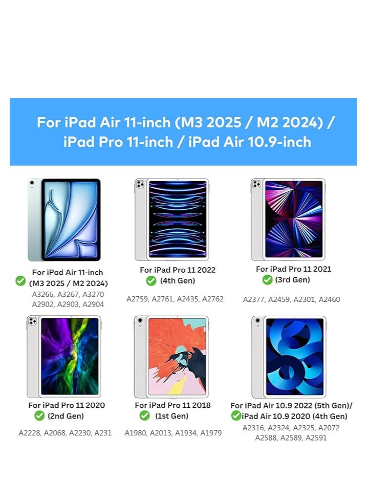 Keyboard Case for iPad Air 11  inch (M3 2025    M2 2024)   iPad Pro 11 inch(1st/2nd/3rd/4th Generation)   Magic Style Magnetic Keyboard Case with Multi   Touch Trackpad for 10.9   iPad Air 4th/5th Gen. - Image 5