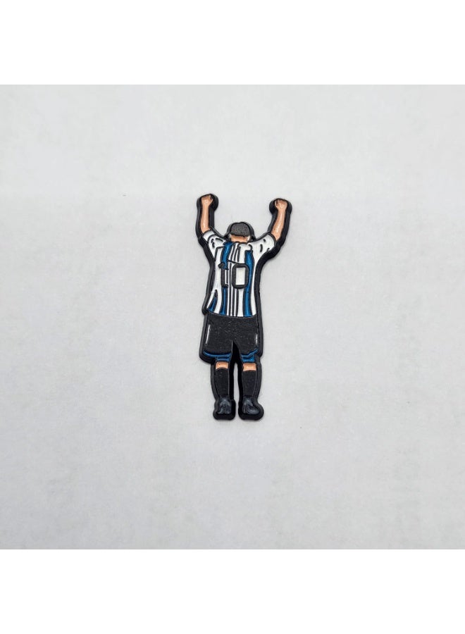 Kipfy Football Messi 10 Referee Touchdown Signal Metal sticker For Mobile phones laptop - Image 1