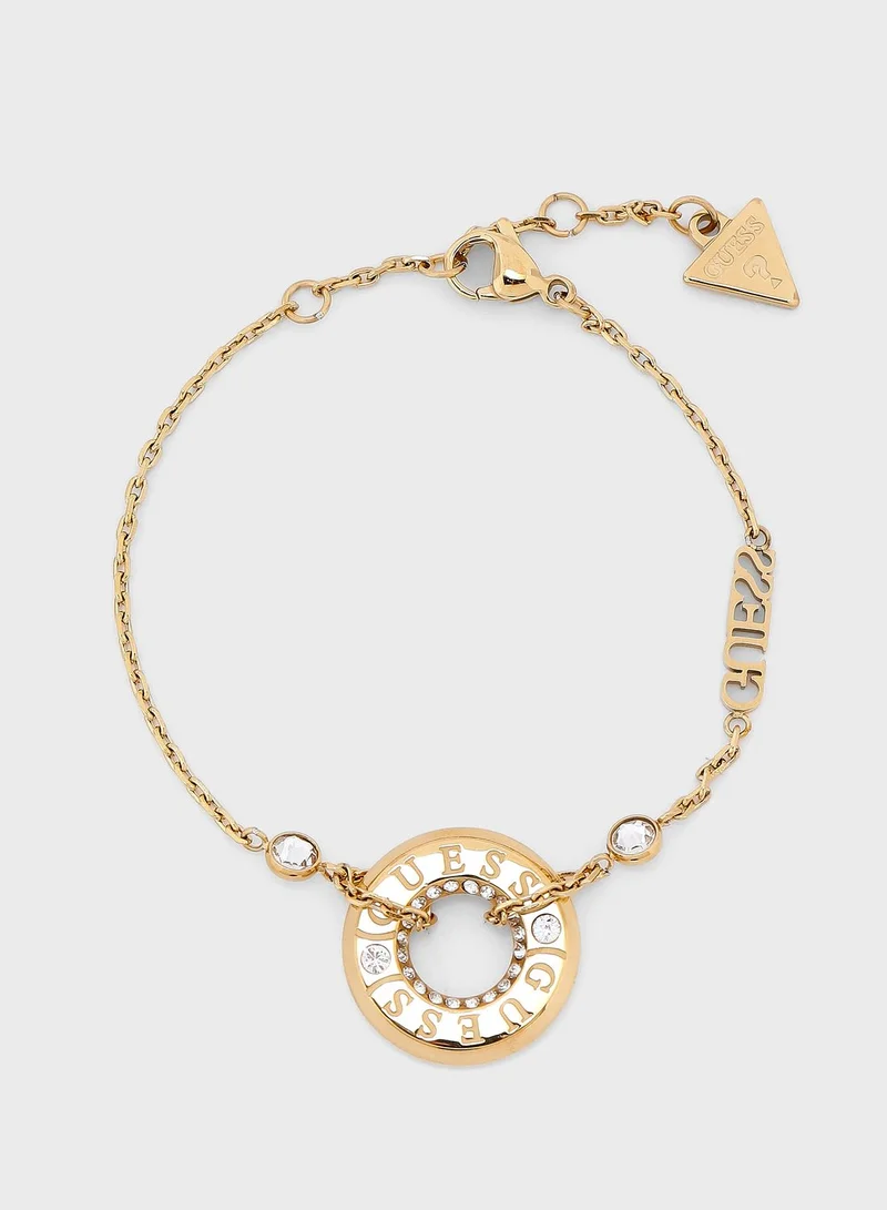 GUESS Logo Round Bracelet